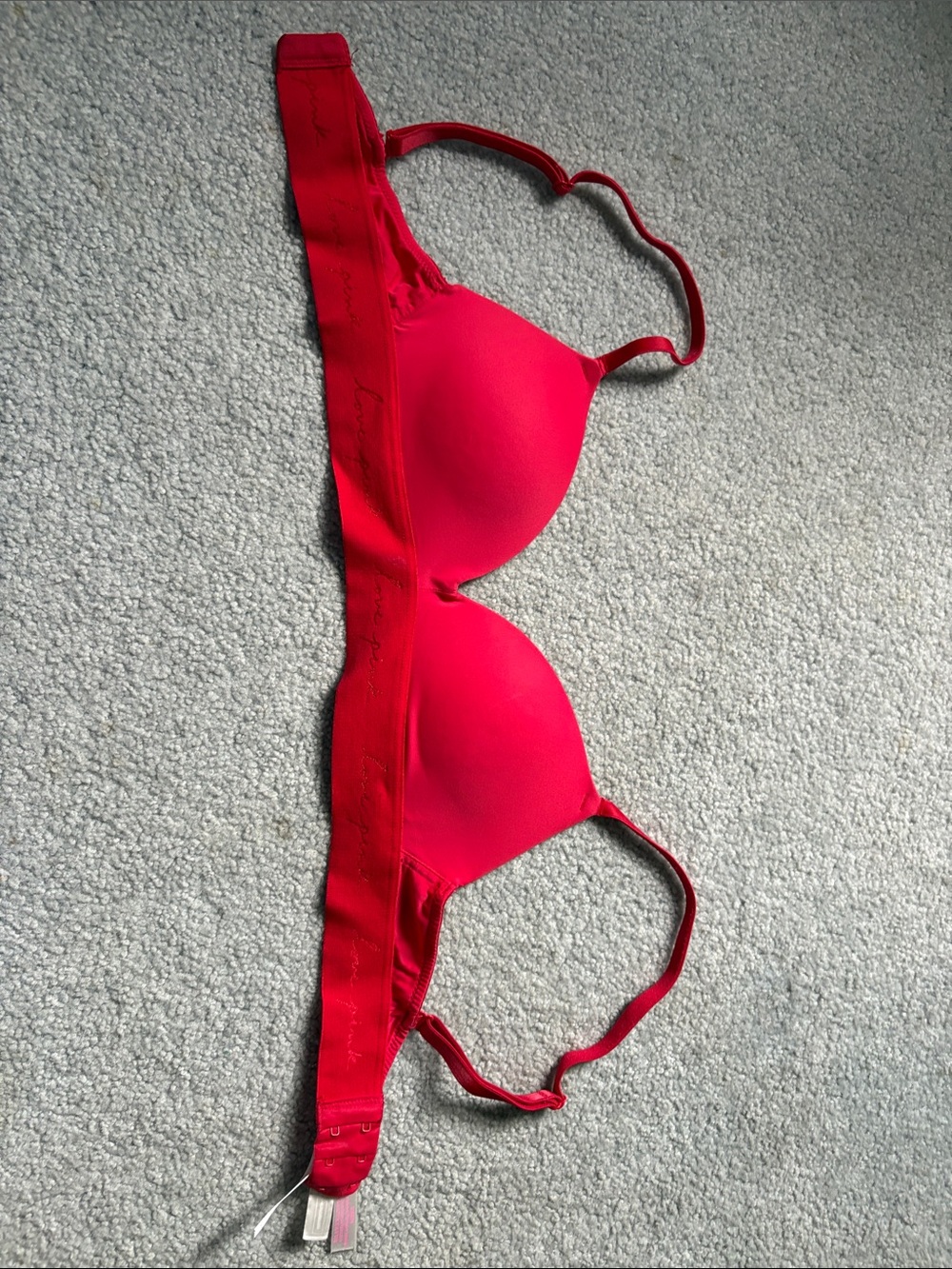 PINK Victoria's Secret Red Everyday T-Shirt Bra